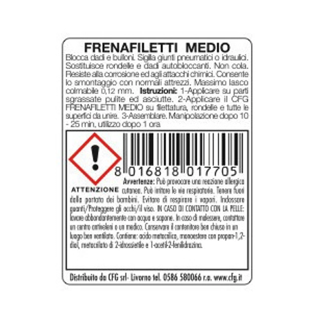 Vendita online Frenafiletti medio 50 ml